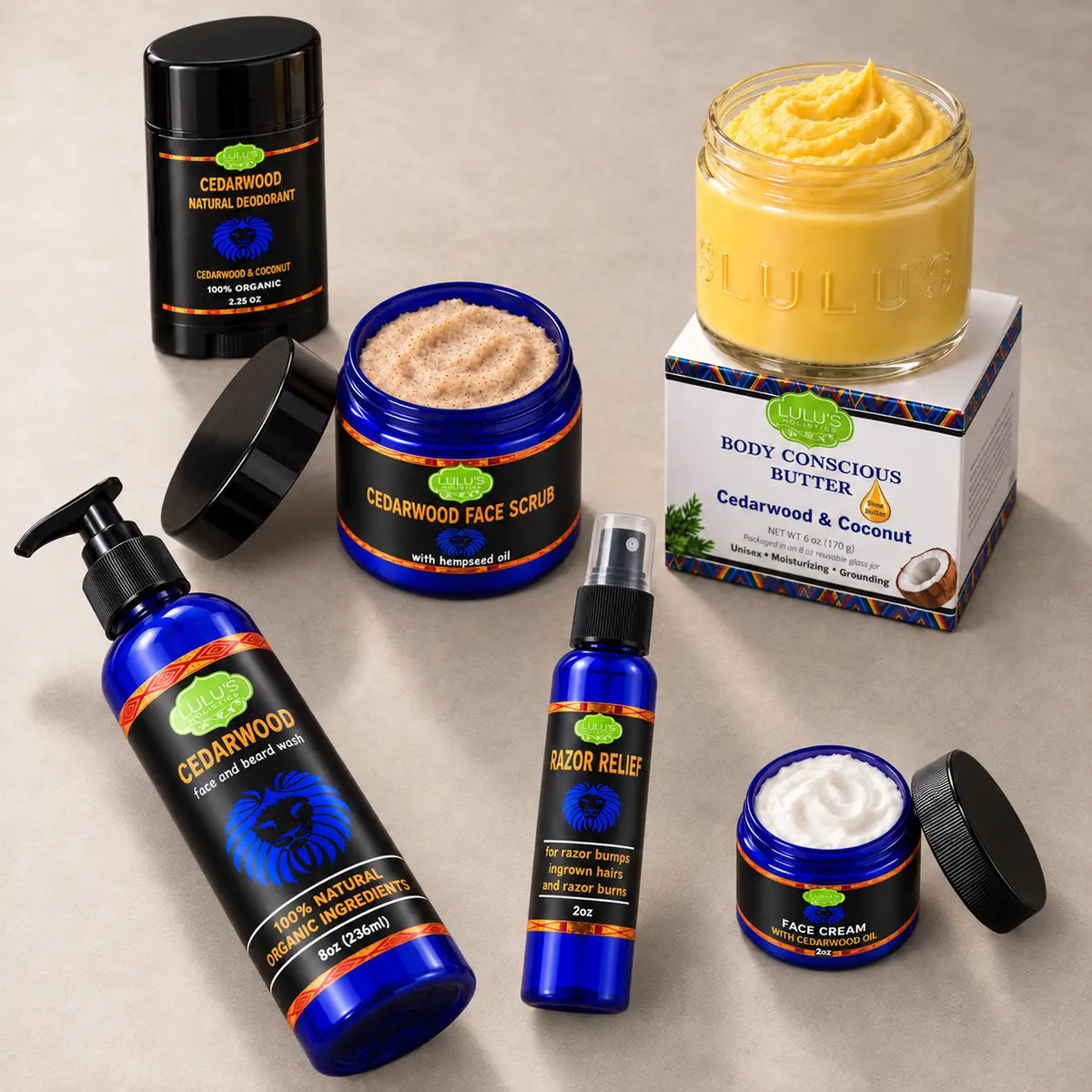 Ensemble Visage et Barbe – Trousse de Soin Complète pour Hommes