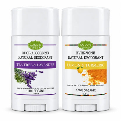 Underarm Care Deodorant Duo – Lemon Turmeric & Tea Tree