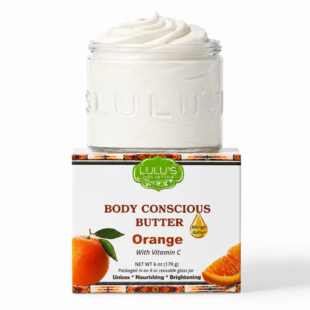 Orange Vitamin C Whipped Mango Body Butter – Non-Greasy, Radiant Skin