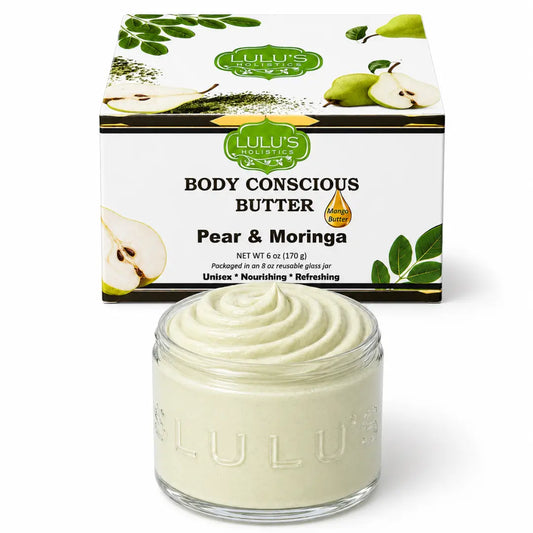 Pear & Moringa Whipped Mango Body Butter – Non-Greasy, Radiant Skin