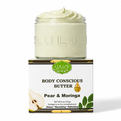 Pear & Moringa Whipped Mango Body Butter – Non-Greasy, Radiant Skin