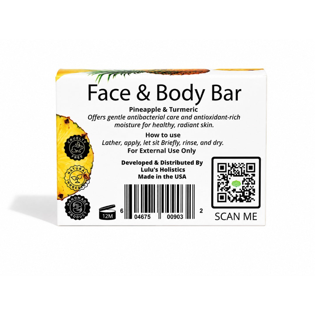 Pineapple Turmeric Mango Butter Bar Soap – Brightening Cleanse