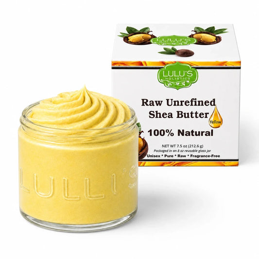 100% Raw African Unrefined Yellow Shea Butter – Pure, Natural Moisture