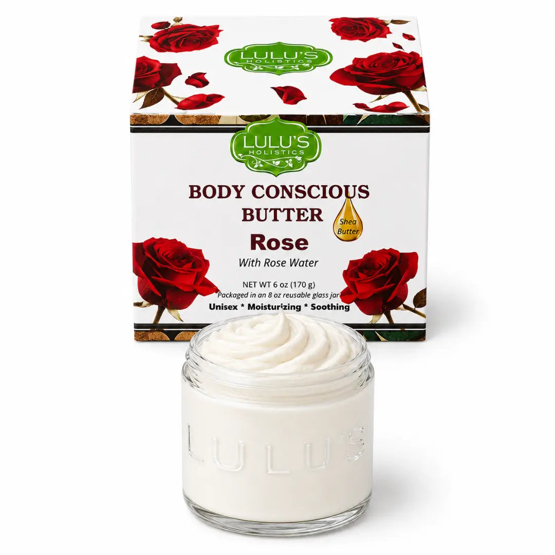 Rosewater Whipped Body Butter – Hydrating, Skin-Softening Care