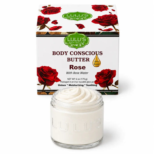 Rosewater Whipped Body Butter – Hydrating, Skin-Softening Care