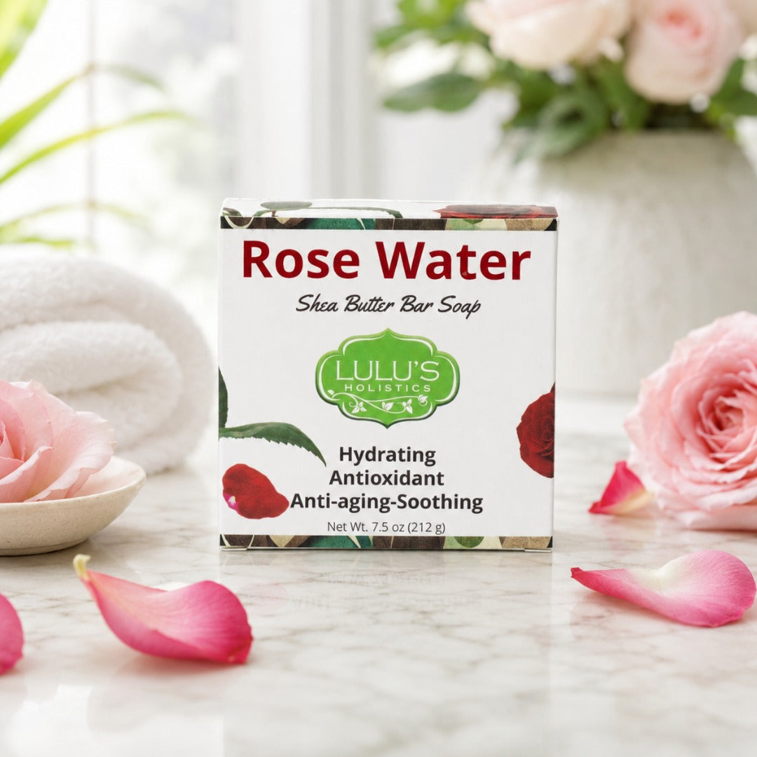Rose Water Shea Butter Bar Soap – Hydrating Cleanse