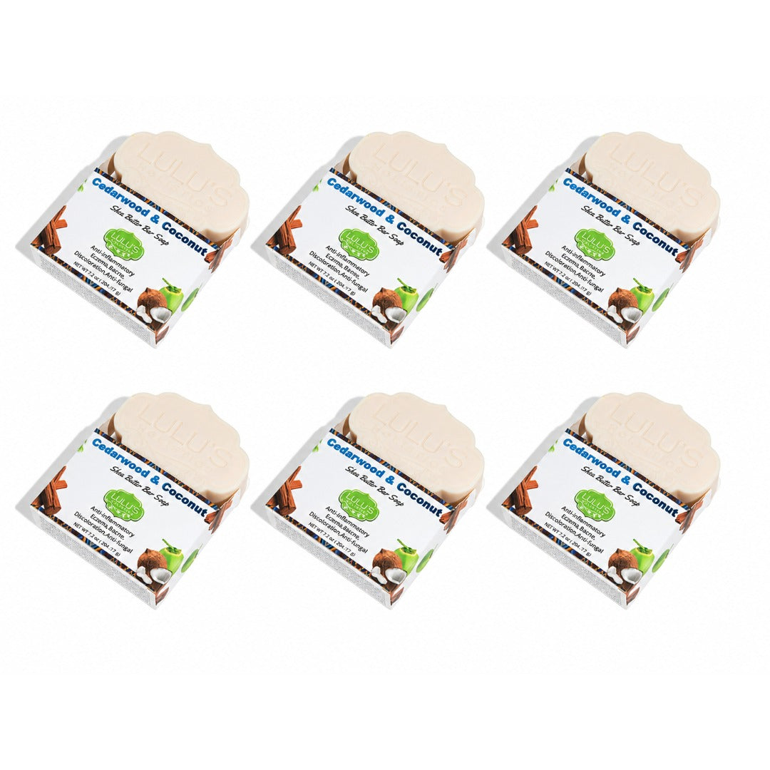 Cedarwood Coconut Shea Butter Bar Soap – Balancing Cleanse