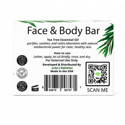 Tea Tree Shea Butter Bar Soap – Clarifying Cleanse