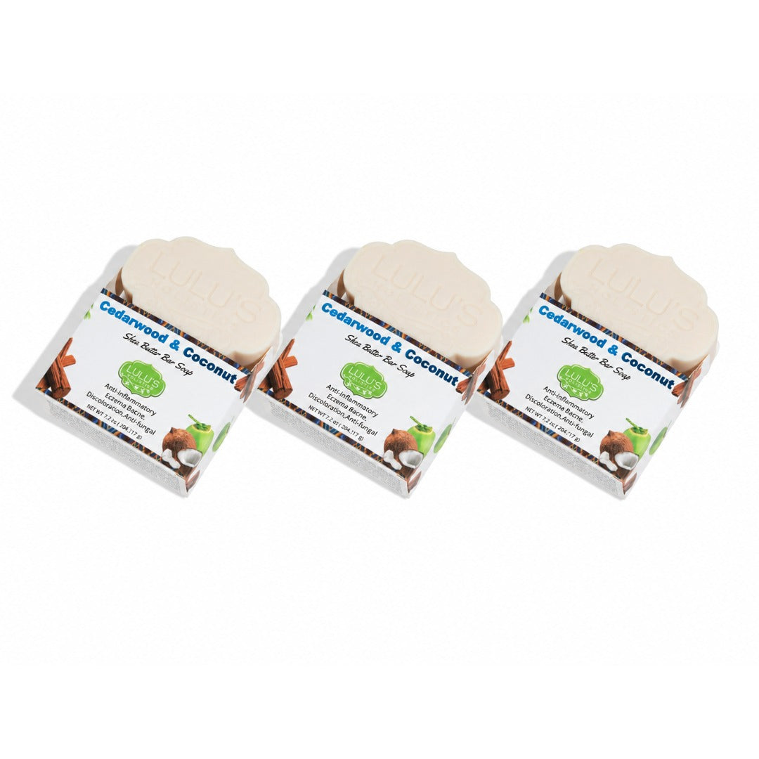 Cedarwood Coconut Shea Butter Bar Soap – Balancing Cleanse