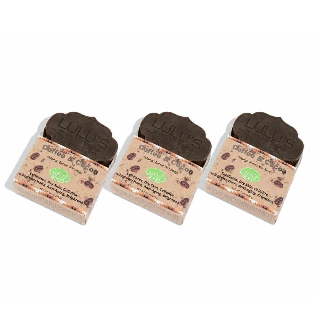Coffee & Cocoa Mango Butter Bar Soap – Exfoliating Cleanse