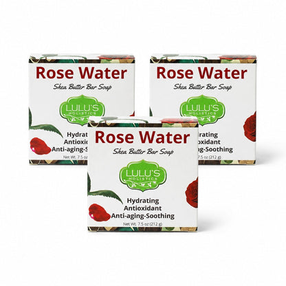 Rose Water Shea Butter Bar Soap – Hydrating Cleanse