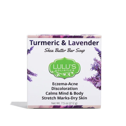 Turmeric & Lavender Shea Butter Bar Soap – Calming Brightening Cleanse
