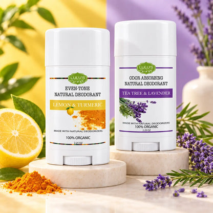 Underarm Care Deodorant Duo – Lemon Turmeric & Tea Tree