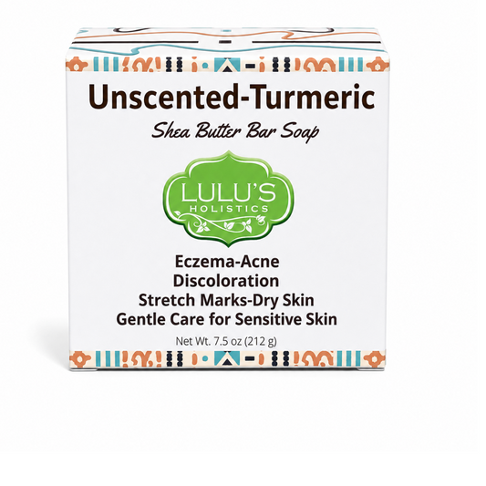 Unscented Turmeric Shea Butter Bar Soap – Gentle Brightening Cleanse