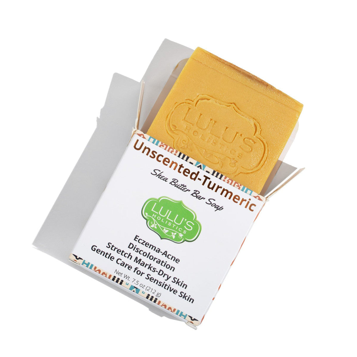Unscented Turmeric Shea Butter Bar Soap – Gentle Brightening Cleanse