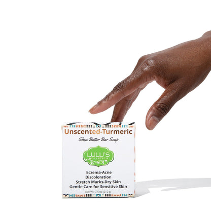 Unscented Turmeric Shea Butter Bar Soap – Gentle Brightening Cleanse