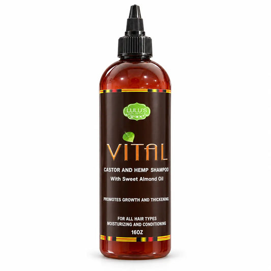 Shampoing Vital Ricin & Chanvre – Croissance & Force pour Cuir Chevelu Sec