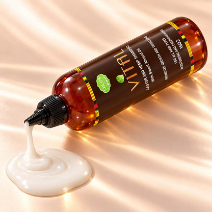 Champú de ricino y cáñamo: crecimiento y fuerza para el cuero cabelludo seco