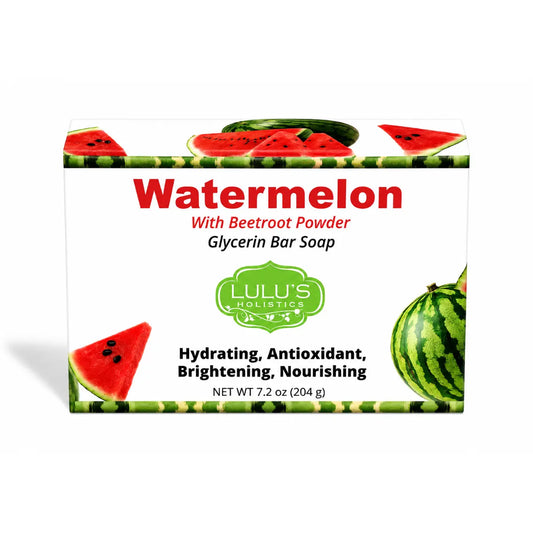 Lulu's Holistics Watermelon Beetroot Glycerin Bar Soap – Radiant Cleansing Bar