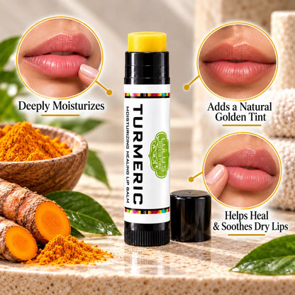 Lulu's Holistics Turmeric Moisture-Lock Conditioning Lip Balm (0.15oz)