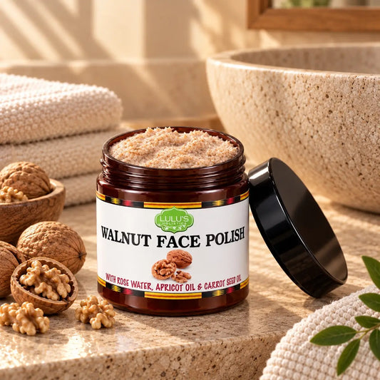 Lulu's Holistics Walnut Face Polish – Polishing & Skin Smoothing Scrub