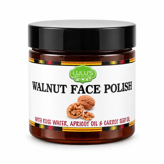 Lulu's Holistics Walnut Face Polish – Polishing & Skin Smoothing Scrub