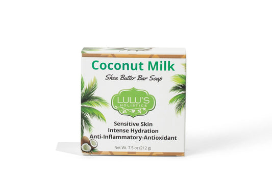 Coconut Milk Shea Butter Bar Soap – Ultra-Moisturizing Cleanser for Soft, Smooth, Healthy-Looking Skin