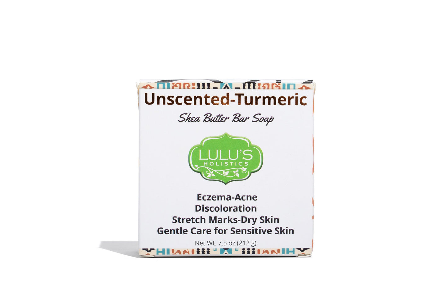 Unscented Turmeric Shea Butter Bar Soap – Gentle Hydrating Cleanser for Smooth, Even-Looking Skin