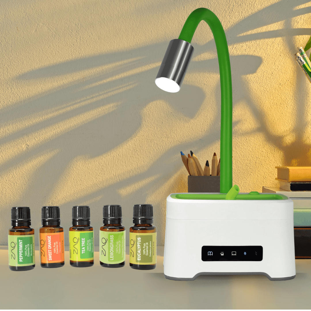 Lumin Aromatherapy Essential Oil Diffuser with Lamp Gift Set: Illuminate Your Space with Tranquil Scents | ZAQ