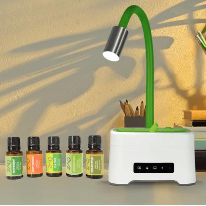 Lumin Aromatherapy Essential Oil Diffuser with Lamp Gift Set: Illuminate Your Space with Tranquil Scents | ZAQ
