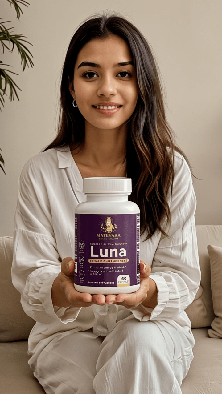 Luna Women's Vitality Supplement | Energy & Wellness Support Capsules | 60 Count