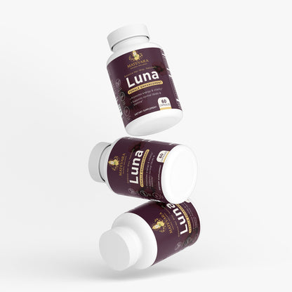 Luna Women's Vitality Supplement | Energy & Wellness Support Capsules | 60 Count