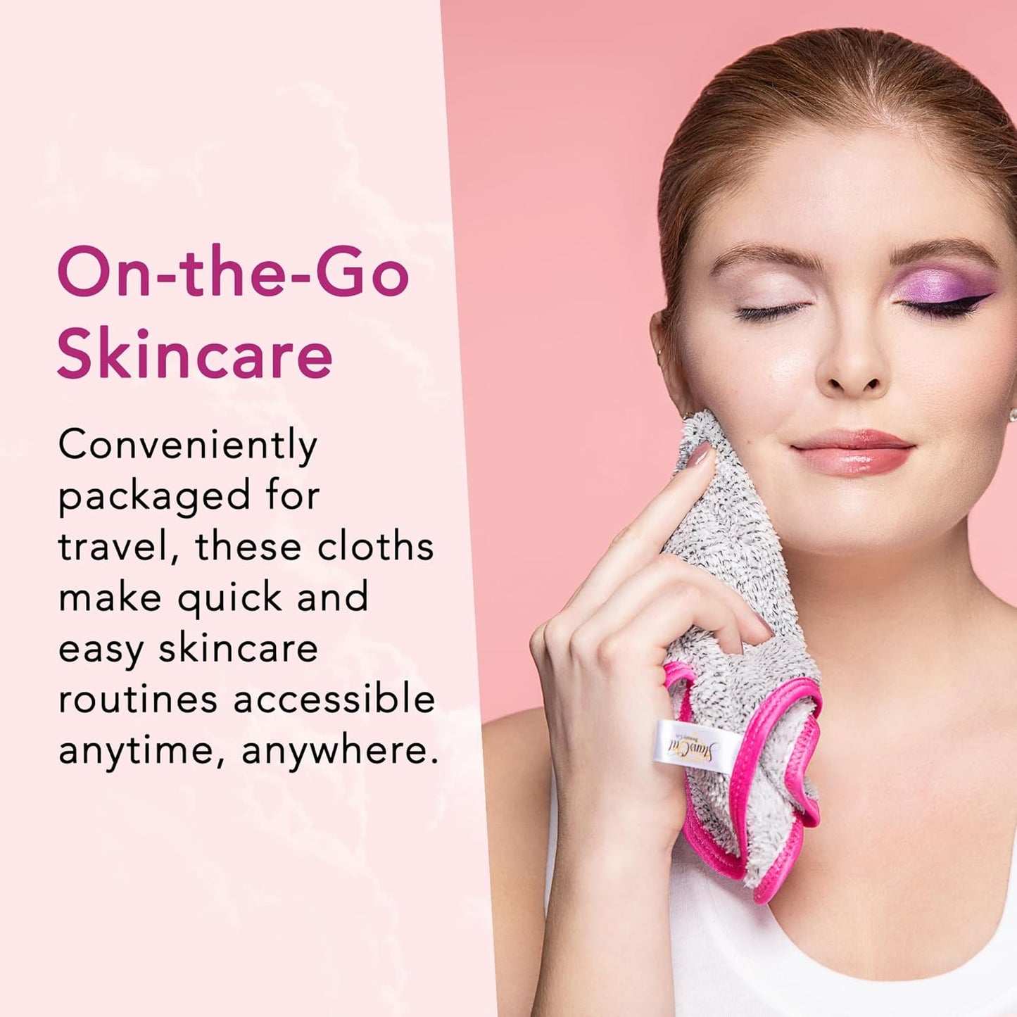 Makeup Removing Washcloths – 3-Pack | Reusable, Ultra-Soft & Eco-Friendly