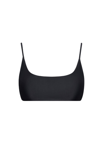 Malibu Bralette Bikini Top – Black