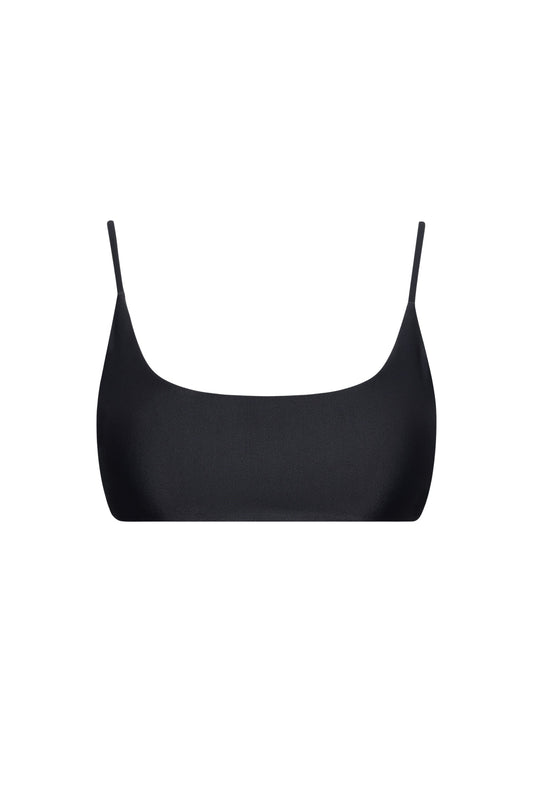 Malibu Bralette Bikini Top – Black