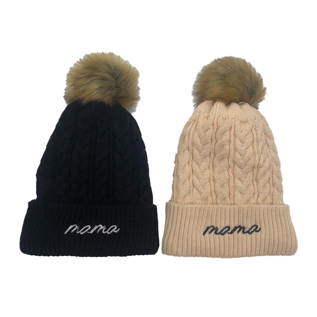 Mama Knitted Beanie Hat - Perfect Gift for Moms-to-be