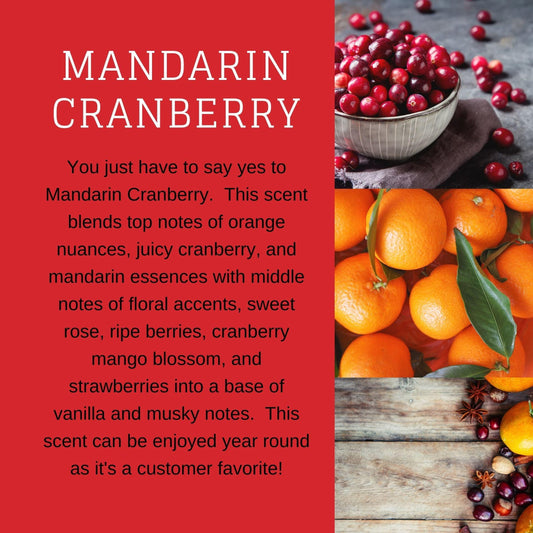 Mandarin Cranberry Candle