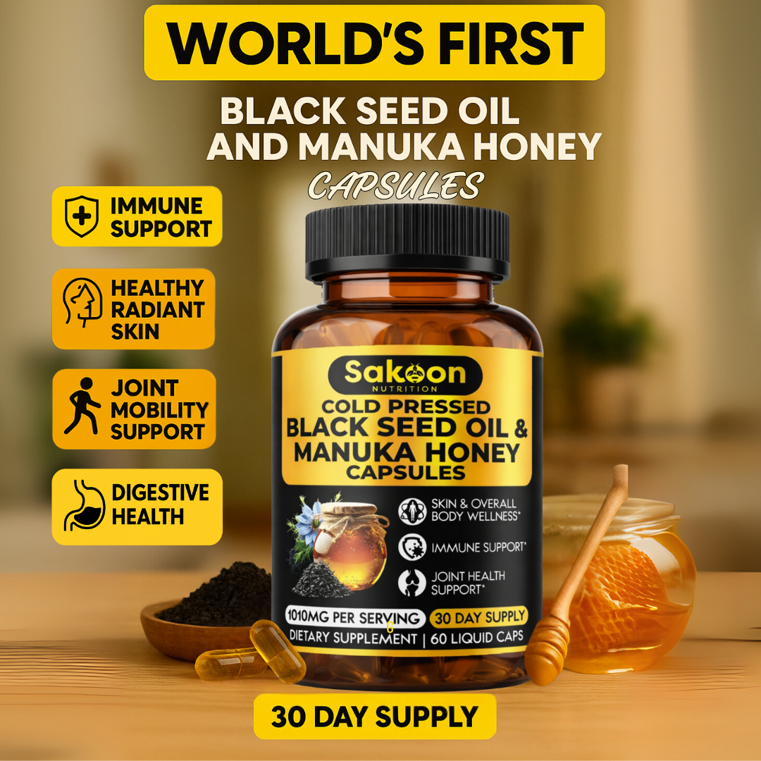 Black Seed Oil & Manuka Honey Capsules