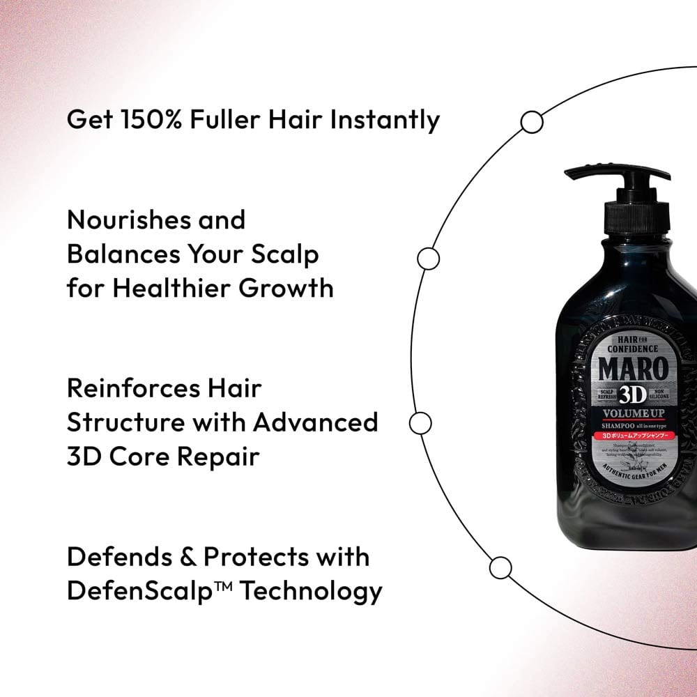 MARO 3D Volume Up Hair Thickening Shampoo