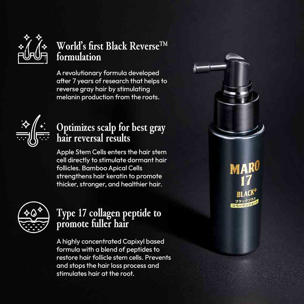 MARO17 Black+ Anti-Aging Collagen Scalp Treatment