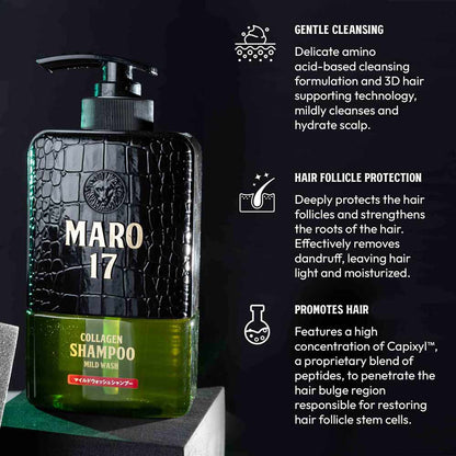 MARO17 Collagen Mild Wash & Conditioner Duo Set
