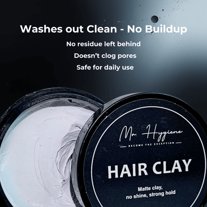 Matte Finish Hair Clay - Strong Hold. Zero Shine. All-Day Control.