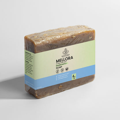 Mellora Oat Milk Honey Soap |Natural Bar Soap for Sensitive Skin | 4oz