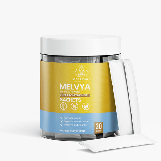 Melvya Bee Bread Powder |Nutrient-Rich Wellness Powder | 30 Servings