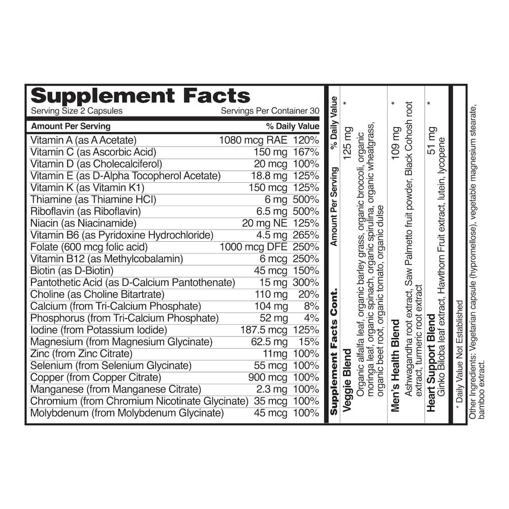 Daily Multivitamin for Men