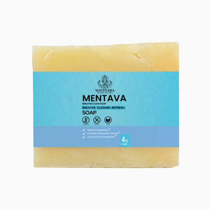 Mentava Cooling Refresh Soap |Natural Moisturizing Bar Soap | 4oz