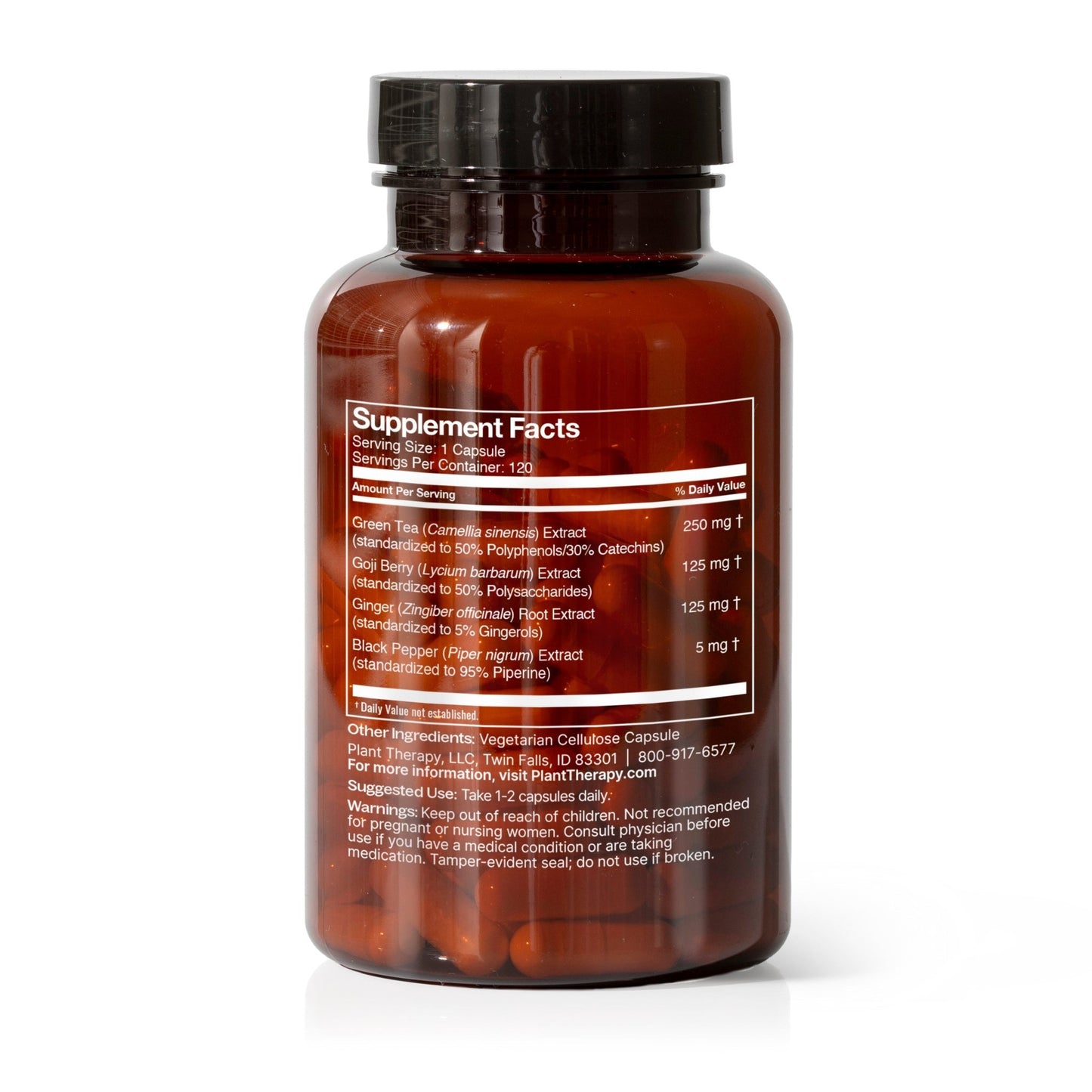 Metabolism Boost Herbal Supplement - 120 Capsules | Daily Health & Beauty