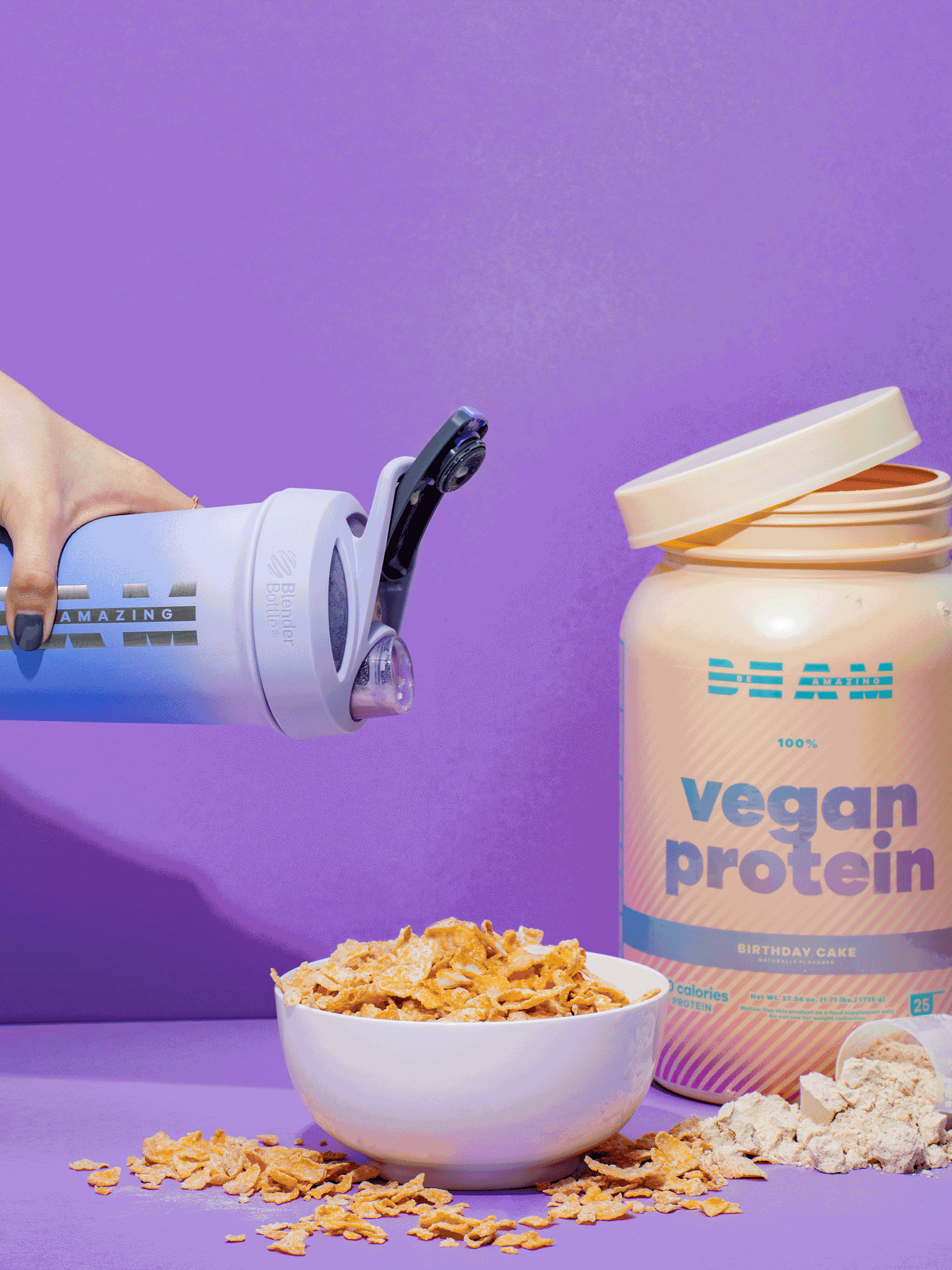 Be Amazing Metal Blender Bottle
