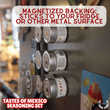 Mexican Seasoning Gift Set - Tastes of Mexico - Artisanal Spice Blends Six Pack