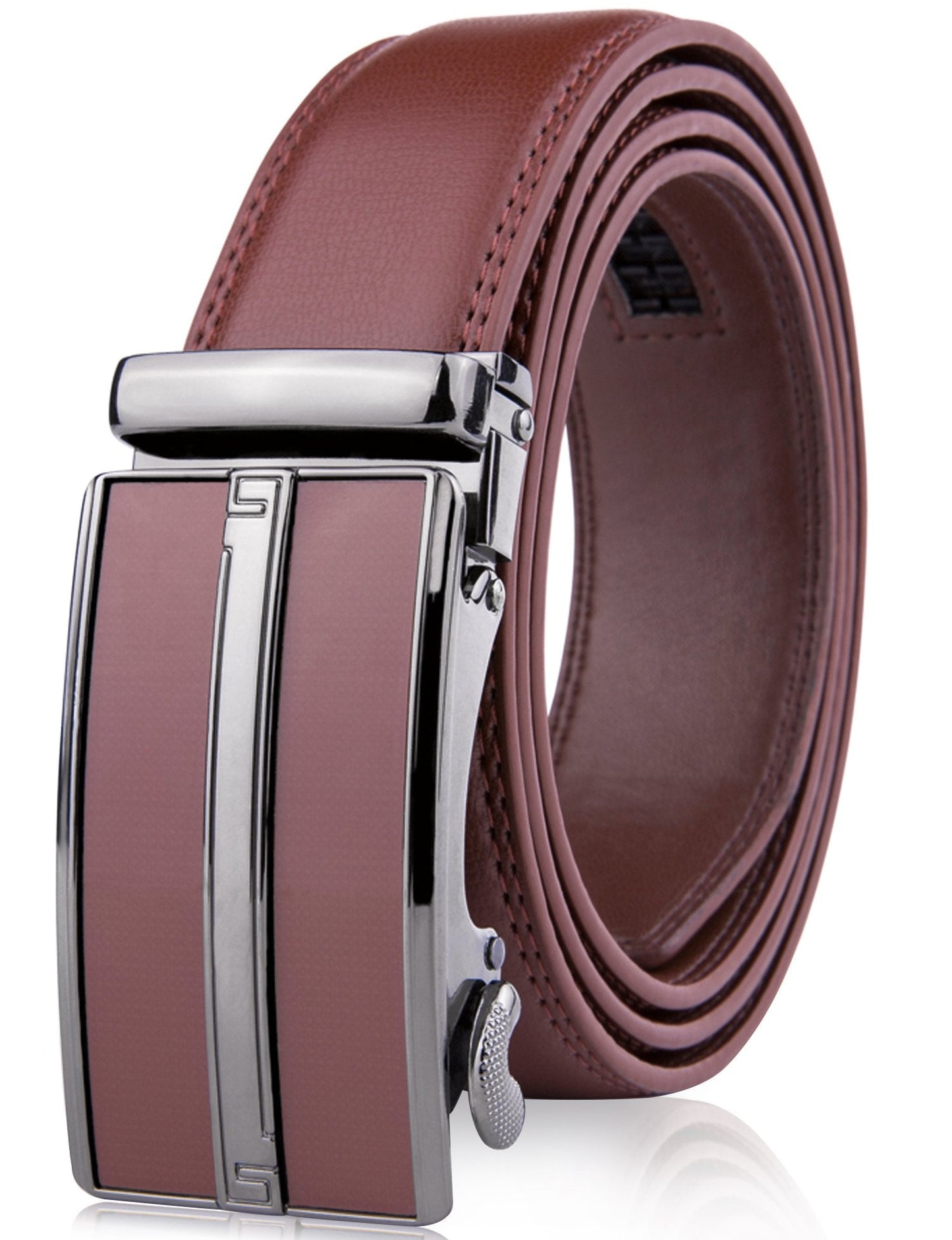 Microfiber Leather Ratchet Belt